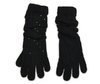 schwarze Damen Handschuhe