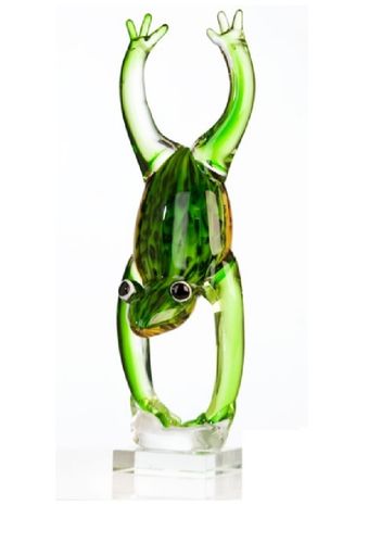 Casablanca Skulptur Frosch Glasfigur